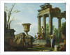 Architectural ruins, c.1715 by Giovanni Paolo Pannini or Panini