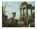 Architectural ruins, c.1715 by Giovanni Paolo Pannini or Panini