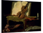 Still Life with a Violin by Jean-Baptiste Oudry