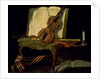 Still Life with a Violin by Jean-Baptiste Oudry