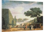 View in the Park of Villa Pamphili, 1749 by Claude Joseph Vernet