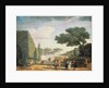 View in the Park of Villa Pamphili, 1749 by Claude Joseph Vernet