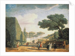 View in the Park of Villa Pamphili, 1749 by Claude Joseph Vernet