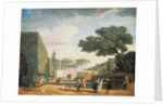View in the Park of Villa Pamphili, 1749 by Claude Joseph Vernet