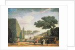 View in the Park of Villa Pamphili, 1749 by Claude Joseph Vernet