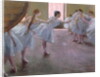 Dancers at Rehearsal, , 1875-1877 by Edgar Degas
