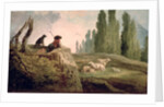 The Shepherd by Hubert Robert