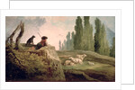 The Shepherd by Hubert Robert