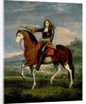 Equestrian Portrait of Henri de la Tour d'Auvergne Marshal Turenne by Adam Frans van der Meulen