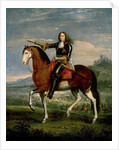 Equestrian Portrait of Henri de la Tour d'Auvergne Marshal Turenne by Adam Frans van der Meulen
