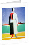 Woman with a Rake, c.1928-32 by Kazimir Severinovich Malevich