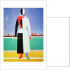 Woman with a Rake, c.1928-32 by Kazimir Severinovich Malevich