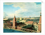 View of the city of Berlin with Altes Museum and Cathedrale from the roof of the Church of Friedrichswerder, 1834-35 by Johann Philipp Eduard Gartner