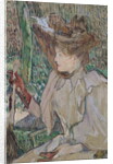 Woman with Gloves, 1891 by Henri de Toulouse-Lautrec