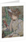 Woman with Gloves, 1891 by Henri de Toulouse-Lautrec