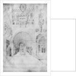 Death of the Virgin in the rich architecture of a Venetian palace by Jacopo Bellini