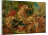 Study for The Lion Hunt, 1854 by Ferdinand Victor Eugene Delacroix