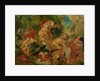 Study for The Lion Hunt, 1854 by Ferdinand Victor Eugene Delacroix