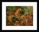 Study for The Lion Hunt, 1854 by Ferdinand Victor Eugene Delacroix