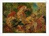 Study for The Lion Hunt, 1854 by Ferdinand Victor Eugene Delacroix