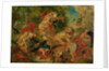 Study for The Lion Hunt, 1854 by Ferdinand Victor Eugene Delacroix