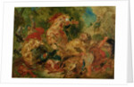 Study for The Lion Hunt, 1854 by Ferdinand Victor Eugene Delacroix
