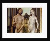 Adam and Eve expelled from the Garden of Eden after being tempted by the serpent to eat the apple, c.1460 by Vrancke van der Stockt