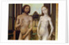 Adam and Eve expelled from the Garden of Eden after being tempted by the serpent to eat the apple, c.1460 by Vrancke van der Stockt