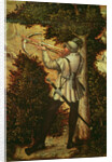 Crossbowman taking aim by Lucas the Elder Cranach