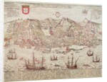 Panorama of Lisbon, 1572 by Portuguese School