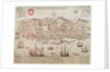 Panorama of Lisbon, 1572 by Portuguese School