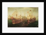 Naval Battle, 1605 by Hendrick Cornelisz Vroom