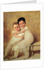 Portrait of the artist's children by Domingos Antonio de Sequeira