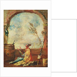 The Poet and the Bird by Francesco Guardi