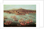 The fleet of King Charles III of Spain before the city of Naples, 6 October 1759 by Antonio Joli