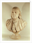 Bust of Benjamin Franklin by Jean-Jacques Caffieri
