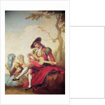 The Elegant Man Playing Guitar by Ramon Bayeu y Subias