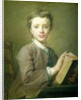 A Boy with a Book, c.1740 by Jean-Baptiste Perronneau