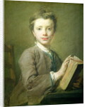 A Boy with a Book, c.1740 by Jean-Baptiste Perronneau