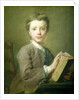 A Boy with a Book, c.1740 by Jean-Baptiste Perronneau