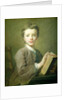A Boy with a Book, c.1740 by Jean-Baptiste Perronneau