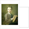 A Boy with a Book, c.1740 by Jean-Baptiste Perronneau