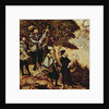 Johann Friedrich the Magnanimous, Elector of Saxony and Emperor Charles V hunting deer near Hartenfels Castle, Torgau, 1544 by Lucas the Elder Cranach