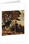 Johann Friedrich the Magnanimous, Elector of Saxony and Emperor Charles V hunting deer near Hartenfels Castle, Torgau, 1544 by Lucas the Elder Cranach