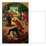 Assassination of Saint Peter of Verona, late 15th century by Pedro Berruguete