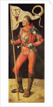 Lukas Paumgartner portrayed as Saint Eustace, right panel of the Paumgartner Altarpiece, c.1500 by Albrecht Dürer or Duerer