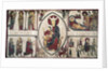 Altar Frontal from the Church of Santa Maria de Cardet, Vall de Boi, Spain, depicting the Madonna and four scenes from her life, 1150-1200 by Ribagorça Workshop Johannes Pintor