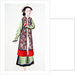 Japanese empress in imperial costume by Japanese School