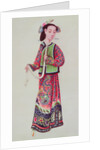 Japanese empress in imperial costume by Japanese School