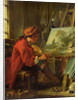 The Painter in his Studio by Francois Boucher